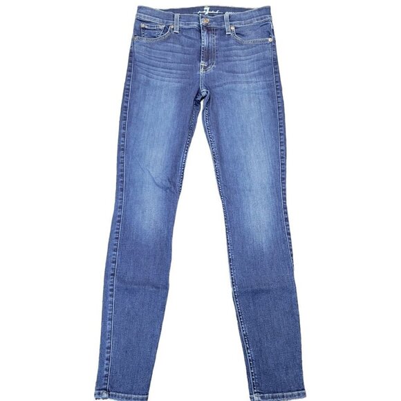 7 For All Mankind Gwenevere Skinny Jeans.  Size 28. Excellent Condition Pre-own. - Picture 3 of 9